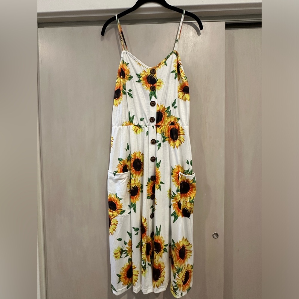 Sunflower Maxi Dress